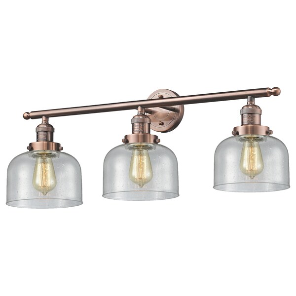 Innovations Lighting 3 Light Vintage Dimmable Led Bathroom Fixture 205-AC-G74-LED